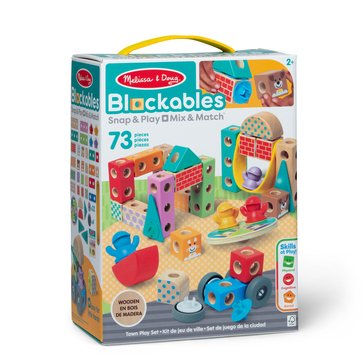 Melissa And Doug Blockables Town Play Set