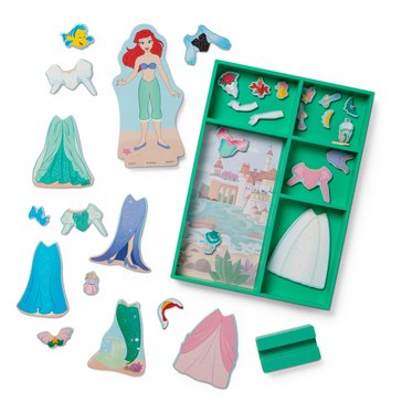 Melissa And Doug Disney Magnetic Dress Up Ariel Playset