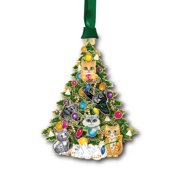 Chemart Cat Christmas Tree Ornament