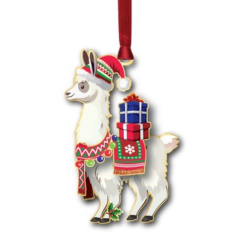 Chemart Christmas Llama Ornament