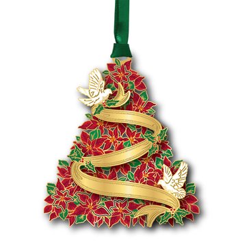 Chemart Poinsettia Tree Ornament