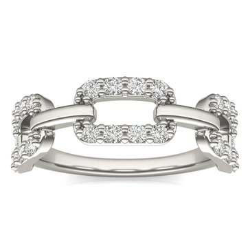 Charles & Colvard Forever Bright 3/4 cttw Moissanite Chain Link Fashion Band