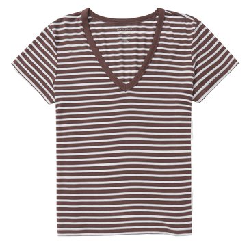 AE Women's Soft N Sexy V Neck Tee