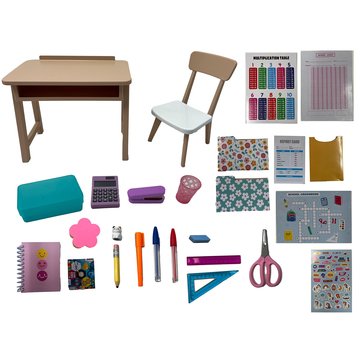 Be My Girl Doll Desk Accessories