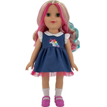 Be My Girl 18-Inch Unicorn Swirl Doll