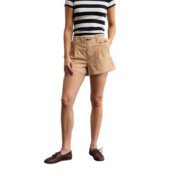 AE Women's High Waisted Poplin Trouser Shorts