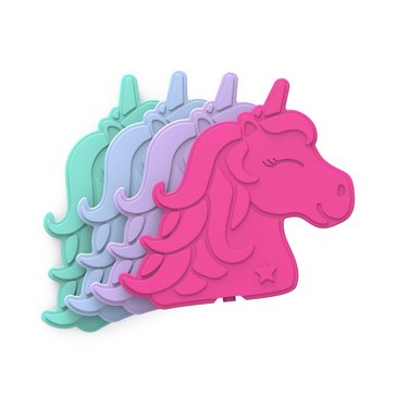 Bentgo Buddies Unicorn Reusable Ice Pack, 4-Count