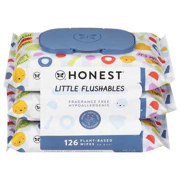The Honest Company Little Flushables, 3-Pack