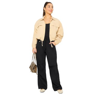 Fabletics Women's Quintessential Cropped Cargo Jacket 