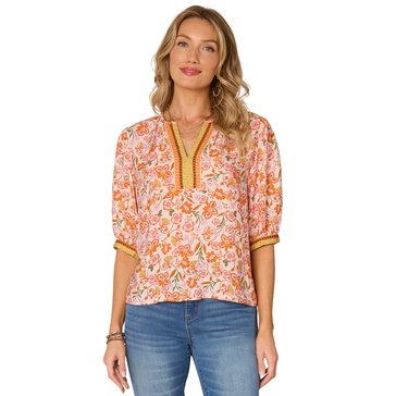 Democracy Women's Elbow Length Placement Top