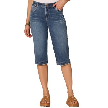 Democracy Women's AB Solution Skimmer Fray Hem Shorts