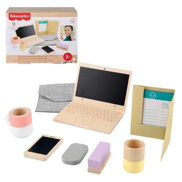 Fisher-Price Wooden Work from Home Set