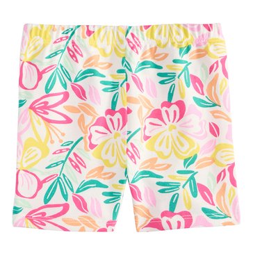 Wanderling Baby Girls' Modern Tropical Biker Short