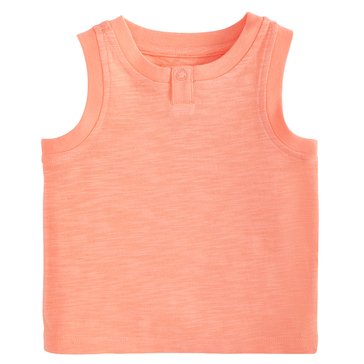Wanderling Baby Boys' Solid Henley Tank
