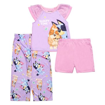Bluey Toddler Girls' Sleep Set, 3-Piece