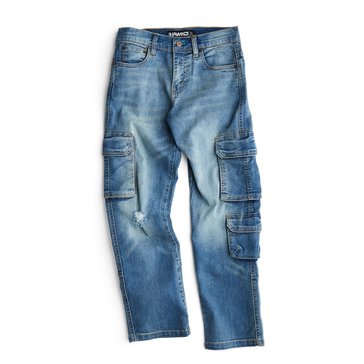 Tony Hawk Little Boys' Straight Cargo Jeans