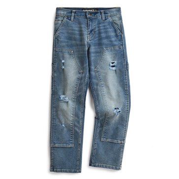 Tony Hawk Big Boys' Straight Double Knee Jeans