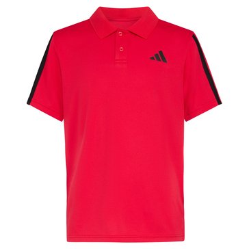 Adidas Big Boys' 3-Stripe Polo Shirt
