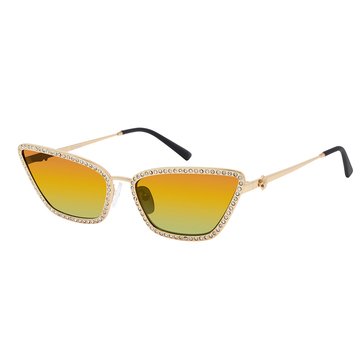 Kurt Geiger Women's Metal Cateye Sunglasses