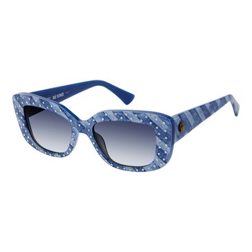 Kurt Geiger Women's Oversized Denim Sunglasses