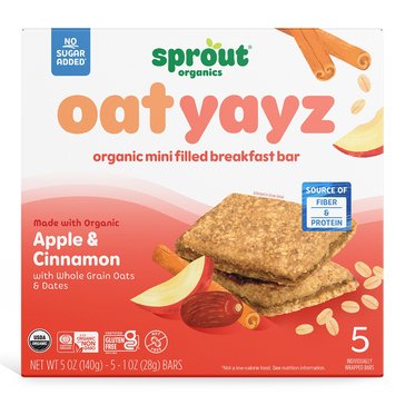 Sprout Organics OatYayz Cinnamon Apple