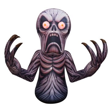 HKS Global Resources Skeleton Monster Halloween Inflatable