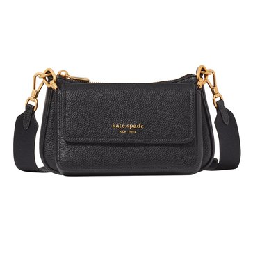 Kate Spade Double Up Pebbled Leather Double Up Crossbody