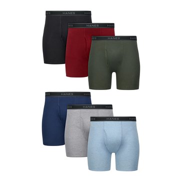 Hanes Men's Boxer Briefs, 6-pack