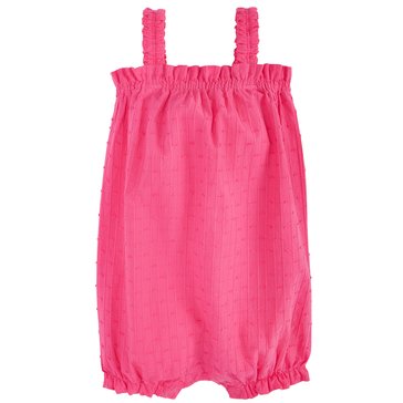 Wanderling Baby Girls' Clip Dot Tank Sunsuit