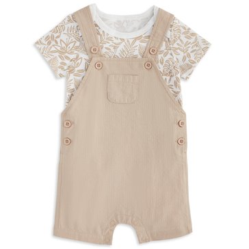 Wanderling Baby Boys' Tonal Leave Shortall Set