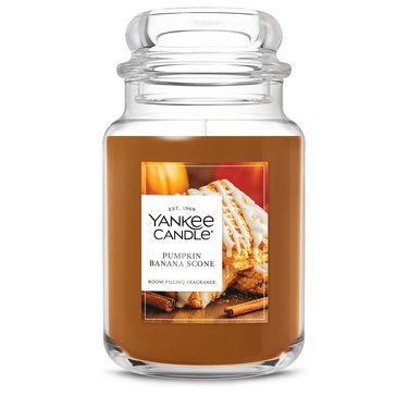 Yankee Candle Pumpkin Banana Scone Classic Large Jar