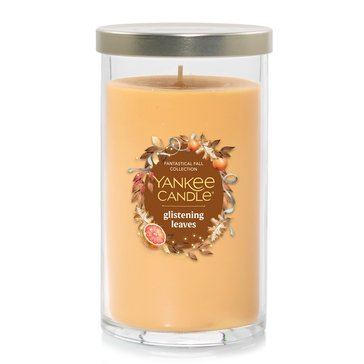 Yankee Candle Glistening Leaves Signature Medium Pillar