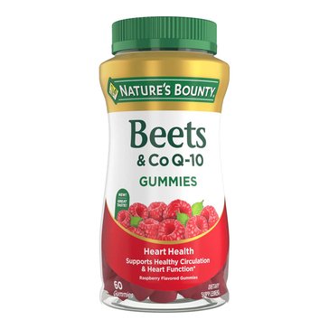 Nature's Bounty Beets and CoQ10 Gummies, 60-Count
