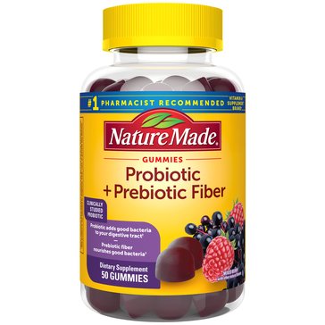 Nature Made Probiotic Plus Prebiotic Fiber Gummies