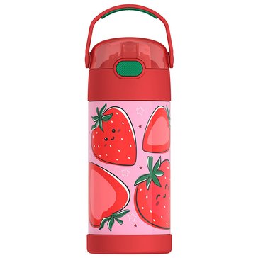 Thermos Strawberry Smiles Funtainer Water Bottle, 12 oz