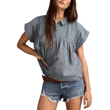 Lucky Brand Women's Drapey Button Down Tunic