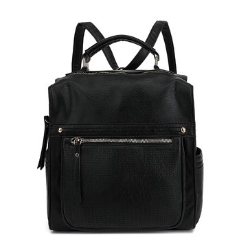 DS Bags NY Fashion Backpack With Front Zip Pocket