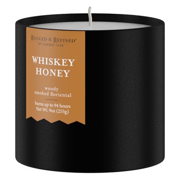 Candle-Lite Rugged and Refined Whiskey Honey Single Wick Candle