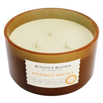 Candle-Lite Rugged and Refined Whiskey Honey 3-Wick Candle