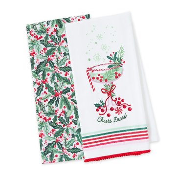 Design Imports Cheers Dears 2-Piece Set Dishtowel