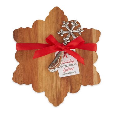 Design Imports Snowflake Cutting Board Set
