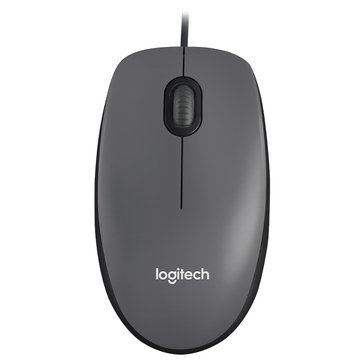 Logitech M100 USB Corded Mouse with Optical Wheel