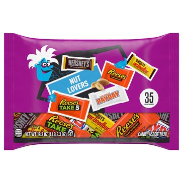 Hershey's Halloween Assorted Nut Lovers Chocolates, 35-Pieces