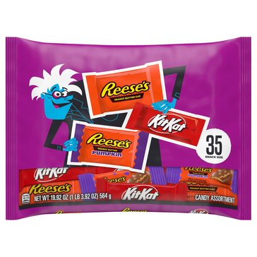 Hershey's Snack Size Halloween Assorted Chocolates, 35-Pieces