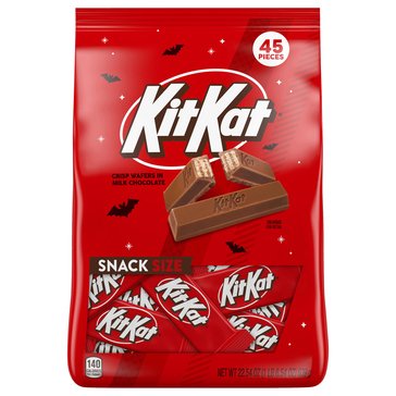 Kit Kat Snack Size Halloween Milk Chocolate Crisp Wafers, 45-Pieces