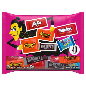 Hershey's Snack Size Assorted Chocolate and Sweets, 19.76oz