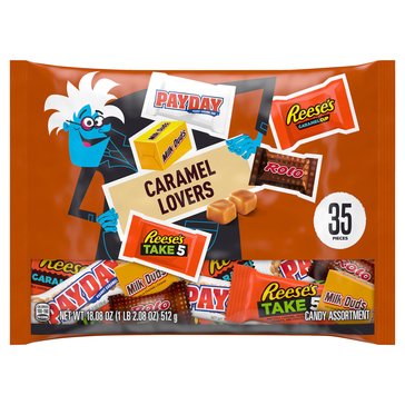 Hershey's Halloween Assorted Chocolate Caramel Lovers, 35-Count