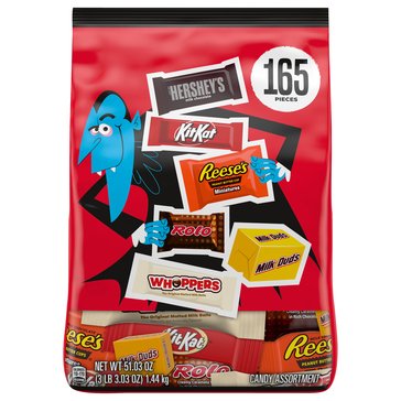Hershey's Halloween Assorted Mini Chocolate, 51.03oz