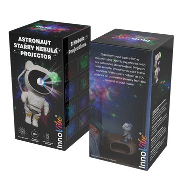 InnoVibe Astronaut Starry Nebula Light Projector