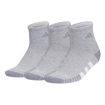 Adidas Women's Cushioned 3.0 Quarter Socks, 3-Pack